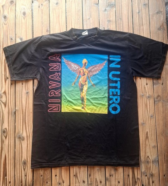 Nirvana in utero tour 1993  Anvil tag