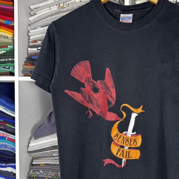 Senses Fail Dagger with a Bird Tshirt