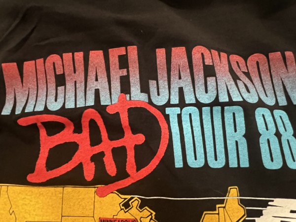 Michael Jackson 1988 Bad Tour Shirt