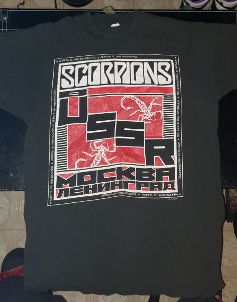 Scorpions 1988 USSR Tour T Shirt