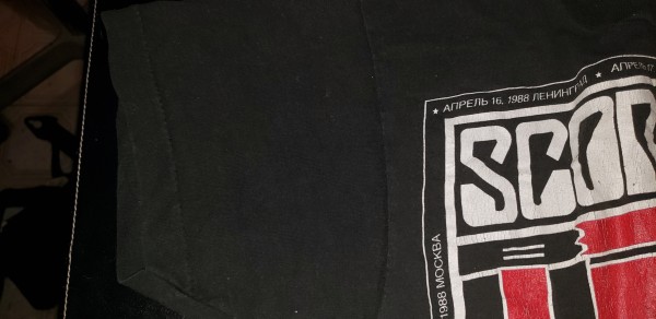 Scorpions 1988 USSR Tour T Shirt