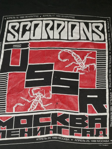 Scorpions 1988 USSR Tour T Shirt