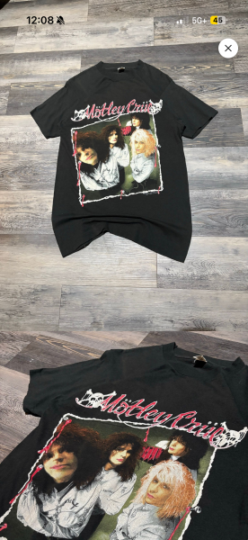 1989 Motley Crue Dr. feelgood shirt, medium