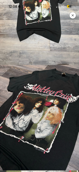 1989 Motley Crue Dr. feelgood shirt, medium