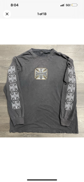 West coast choppers cut tag