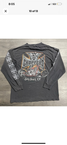 West coast choppers cut tag