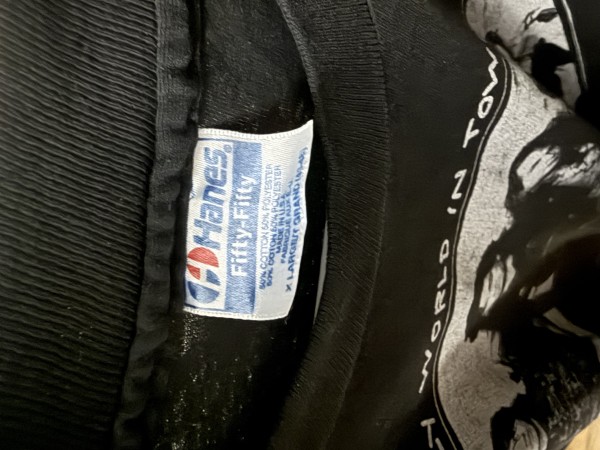 1992 Jag the Only World In Town Tour on Hanes 50/50 (XL)