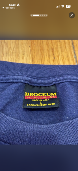 90s Pink Floyd Division Bell on Brockum tag