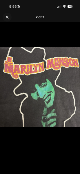 Marilyn Manson No True goth on winterland XL