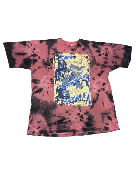 Nirvana Kurt Newspaper Vintage T Shirt XL