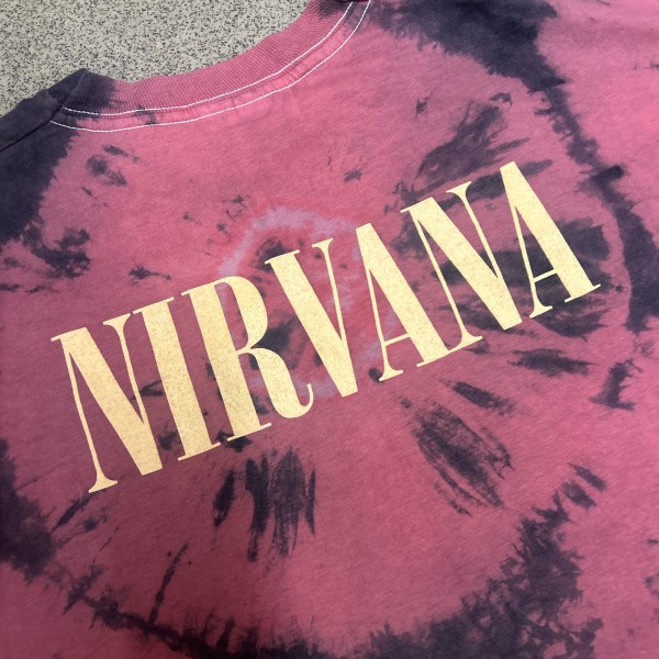Nirvana Kurt Newspaper Vintage T Shirt XL