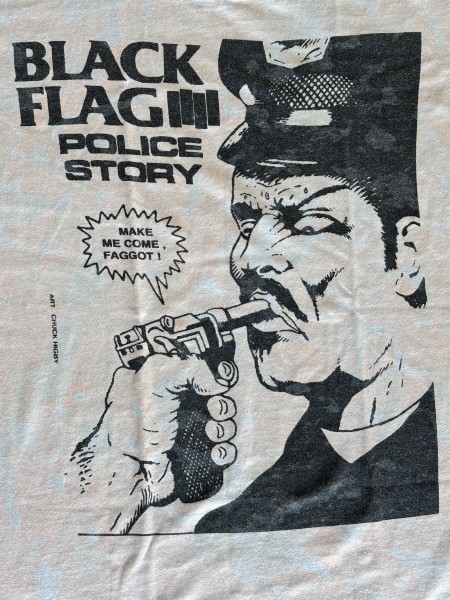 Black Flag Police Story tee