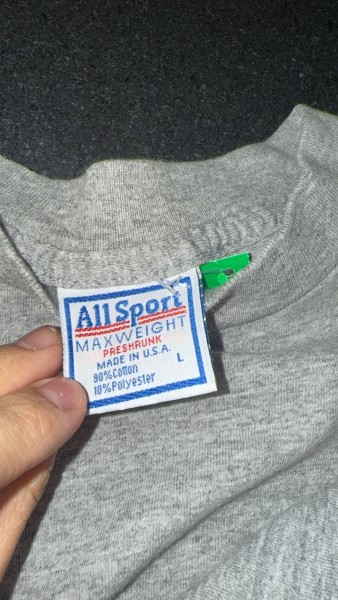 All Sport Max Weight 90% cotton 10% polyester