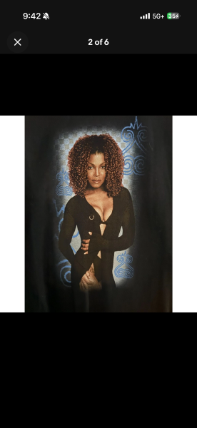 1998 Janet Jackson Velvet Rope Tour shirt