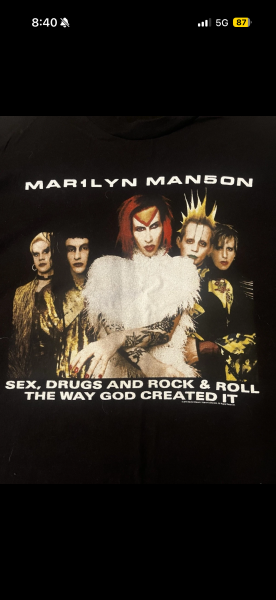 99’ Marilyn Manson Rock is Dead Tour Shirt