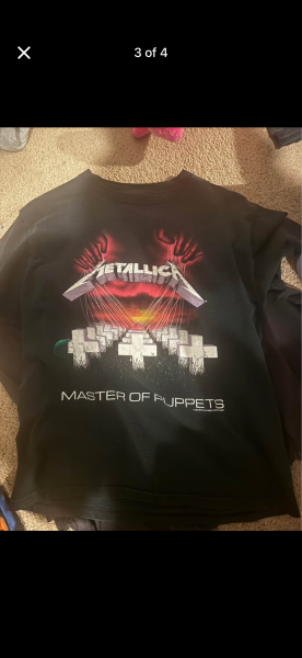 1990s metallic master of puppets long sleeve