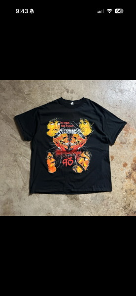 ‘93 Metallica Where I may roam boot