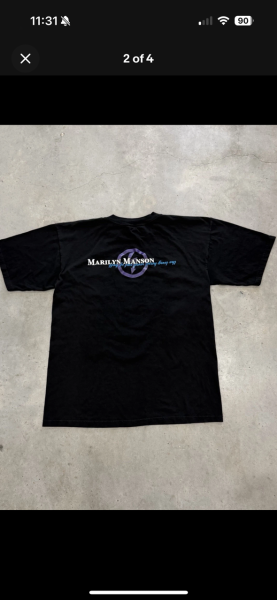 Marilyn Manson Long Hard Road Vintage Shirt Legit Check