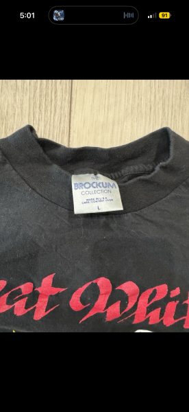The Brockum Collection tag, no lines