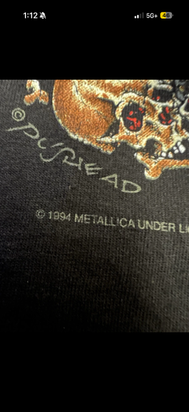 1994 Metallica I Dub Thee Unforgiven