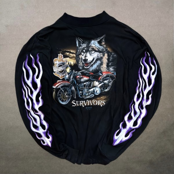 Purple Flame 3DEmblem Harley Davidson – VERY RARE