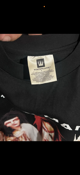 1999 Marilyn Manson Rock is Dead tour shirt