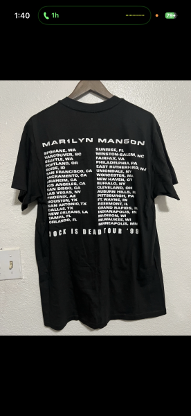 1999 Marilyn Manson Rock is Dead tour shirt