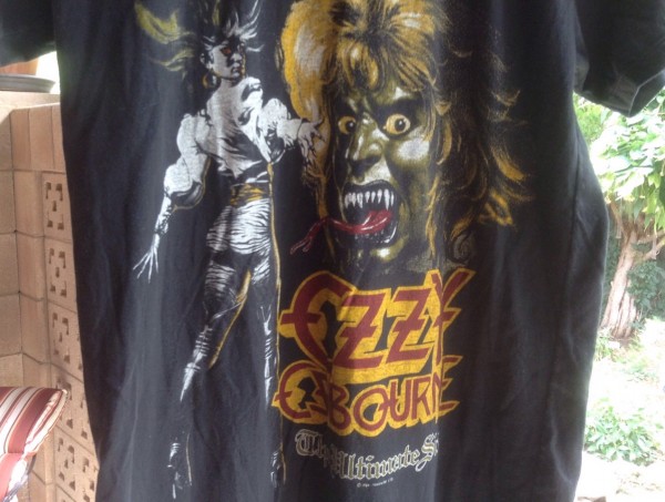 Vintage Ozzy 1986 UK tour shirt