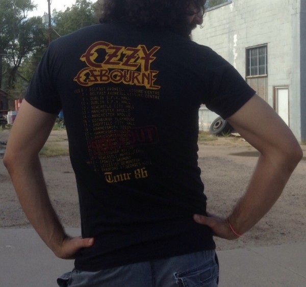 Vintage Ozzy 1986 UK tour shirt