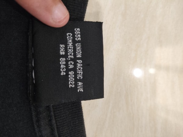Back of the tag