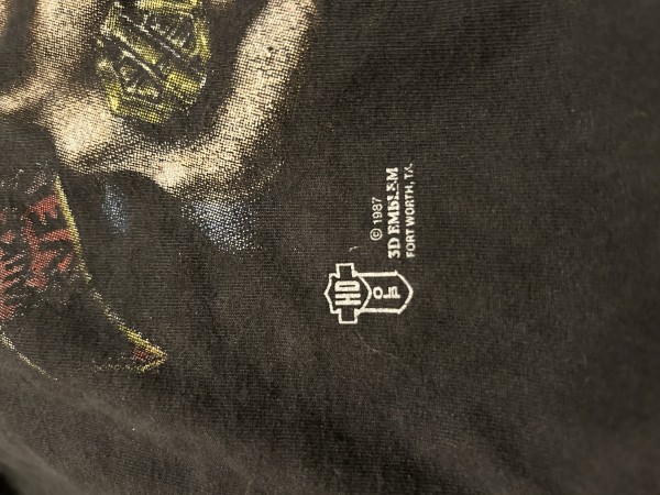Harley Davidson 3D Emblem Bad to the Bone Tshirt