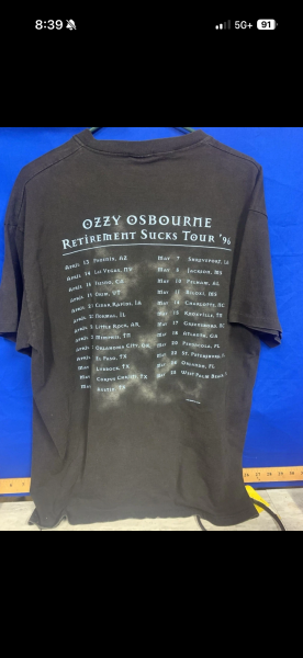96’ Ozzy Retirement Sucks XL