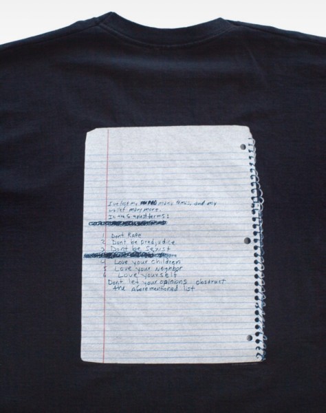 2003 Nirvana Kurt Cobain "The End of Music" Notepad tee