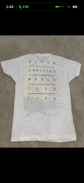 1990 Madonna blond ambition tour shirt