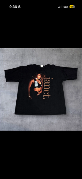 ‘93 Janet Jackson XL tour shirt