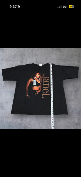‘93 Janet Jackson XL tour shirt