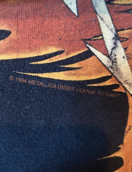 Legit Check Metallica Pushead 1994