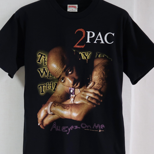 Tupac All Eyes On Me Rap Tee 1998