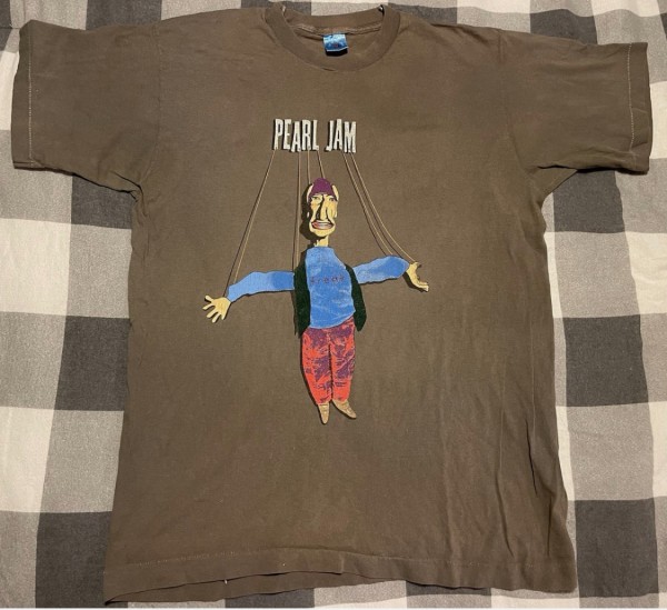 Legit Check Vintage Pearl Jam 1994 Freak Tour Marionette Shirt Size Large