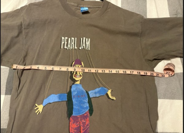 Legit Check Vintage Pearl Jam 1994 Freak Tour Marionette Shirt Size Large