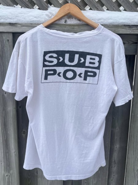 1989 Mudhoney Superfizz Bigmuff Tee with the Sub Pop back hit