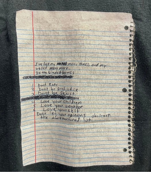 Does anyone know if this Vintage 2003 Kurt Cobain The End of Music notebook shirt is legit?