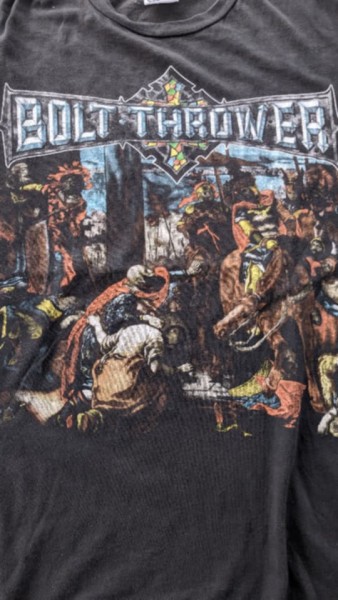 '93 World Crusade Bolt Thrower on Cannabis T-shirt