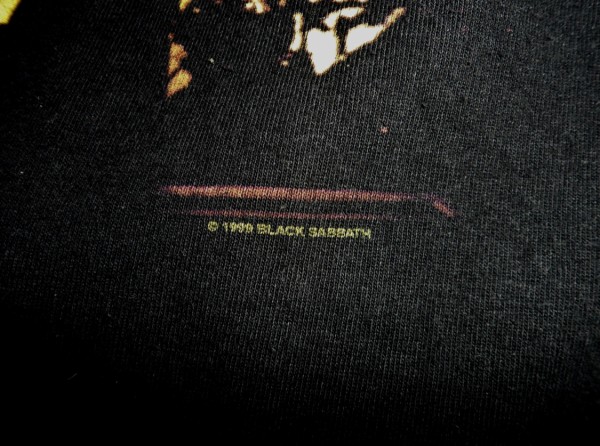 Can you guys check if this 1999 Black Sabbath Reunion Tour shirt is legit?