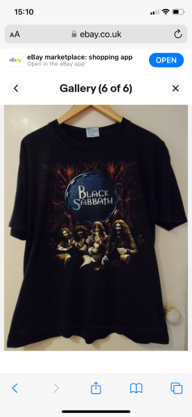 Can you guys check if this 1999 Black Sabbath Reunion Tour shirt is legit?