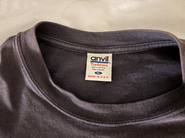 Anvil Tradition T-Shirt Tag