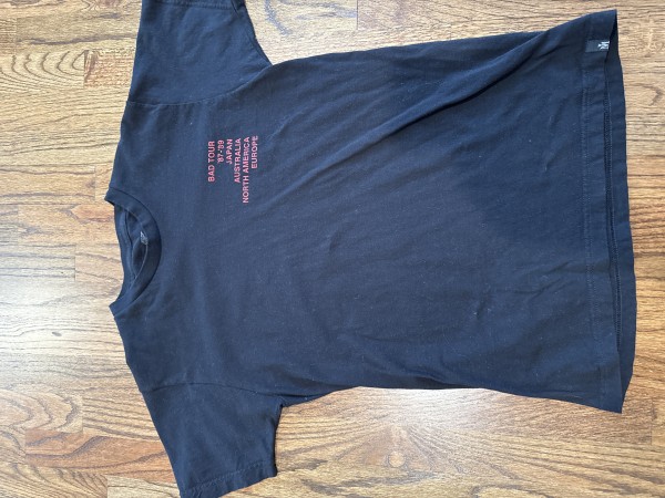 Michael Jackson Bad Tour 87-89 tshirt
