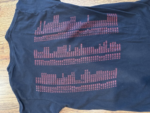 Michael Jackson Bad Tour 87-89 tshirt