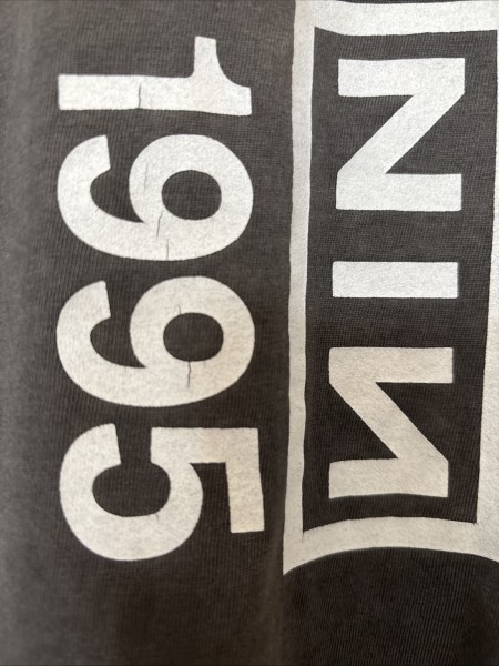 1995 Nine Inch Nails Futher Down The Spiral T Shirt