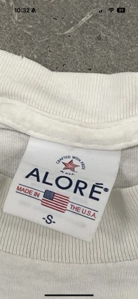Legit Check and Tag info Aloré tee